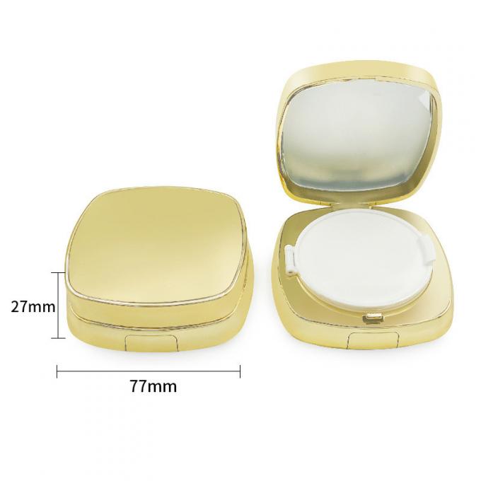Reusable Empty Cushion Foundation Case with Snap Closure Round 1