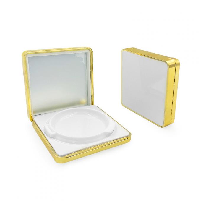 Round Plastic Dewy Finish Cushion Foundation Case Travel Friendly Reusable for Cosmetics Skin Care Packing 0