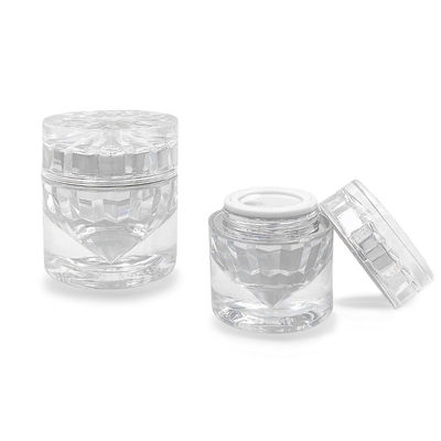 Small Glitter Packaging Cosmetic Acrylic Jar PMMA 5g Cosmetic Jar