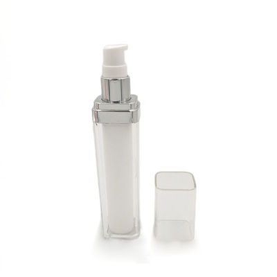 PMMA  Acrylic Foundation Pump Bottle Empty Makeup Bottle 33*30*158mm