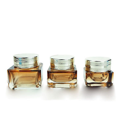 China 44.5*43mm Glass Cosmetic Packaging Bottle Custom Logo OEM ODM