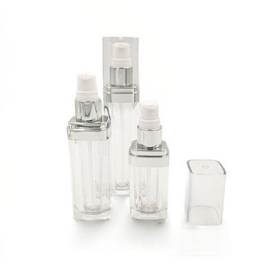 China PMMA Foundation Cosmetic Packaging Bottle 33.5*97mm Leak Free