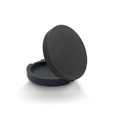 buy Matte Black Personalized Empty Compact Powder Case 67mm*19mm online manufacturer