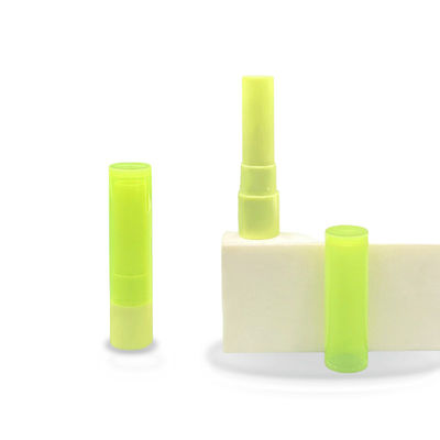 Customizable Green  Plastic Lip Balm Tube 19*80mm Private Label