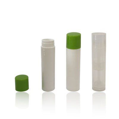 Good price Screw Cap White Bulk Plastic Lip Balm Tube 15*66mm High Durability online